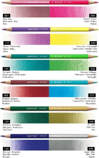 Produktbild Caran d'Ache Claim Your Style Bicolor Sonderedition (Mehrfarbig, 6 x)