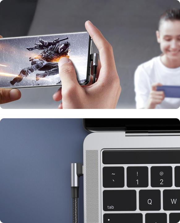 Actual product image Ugreen USB Type C - USB Type C (2 m, USB 2.0, 100 W)