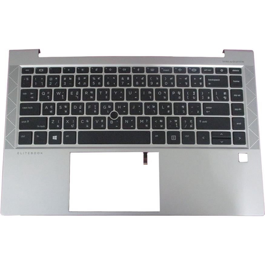 HP Top Cover W/Keyboard CP BL, Notebook Ersatzteile, Schwarz, Silber