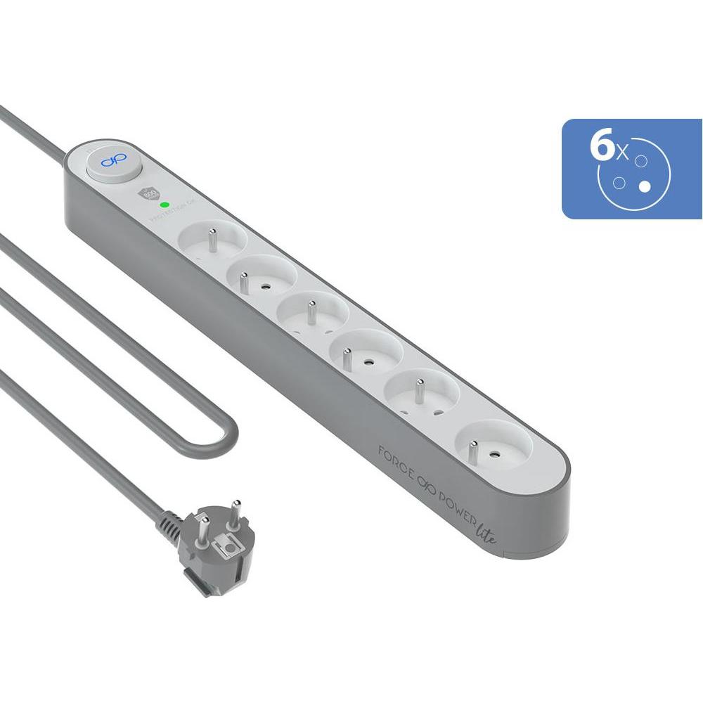 Force Power, Steckdosenleiste, 800j Surge Protector Multisocket (1.50 m)