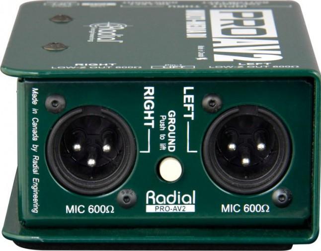 Image du produit Radial ProAV2 (Passif, Couples)