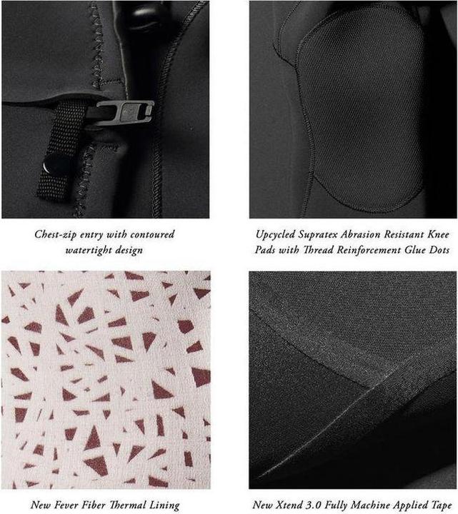 Image du produit Vissla Combinaison Homme 7 Seas Chestzip avec Capuche (4/3 mm, M)