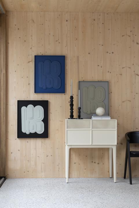 Produktbild Zuiver August Wall Art Brown Rice