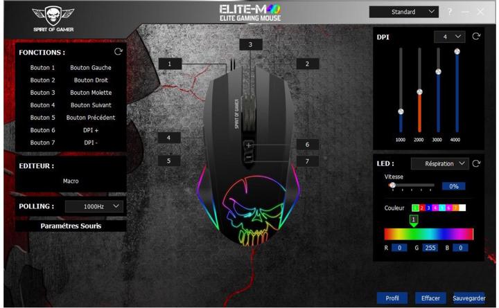 Actual product image Spirit Of Gamer Elite M40 (Cable)