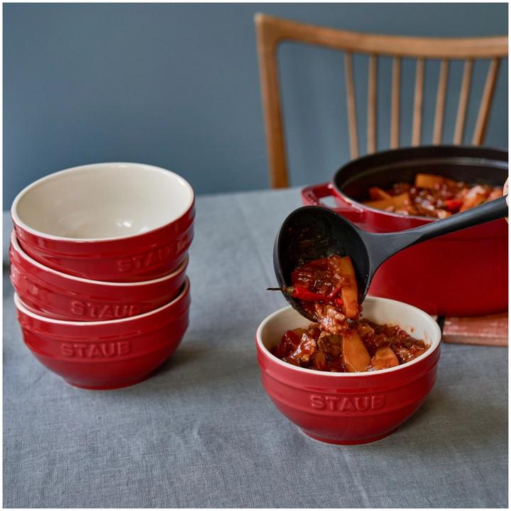 Produktbild Staub 4er-Set Rundschalen - 12 cm Rot (12 cm, 0.40 l, 4x)