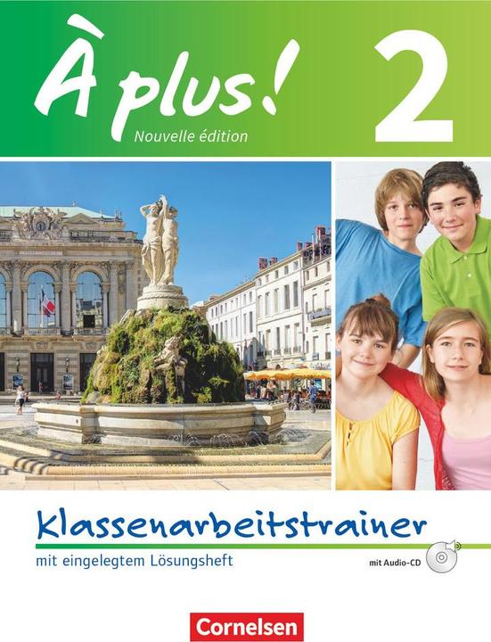 Immagine prodotto À plus!, Nouvelle édition, Band 2, Klassenarbeitstrainer mit Lösungen und Audio-CD (Tedesco, Erik Wagner, Hanno Werry, Jérôme Remuhs, 2014)