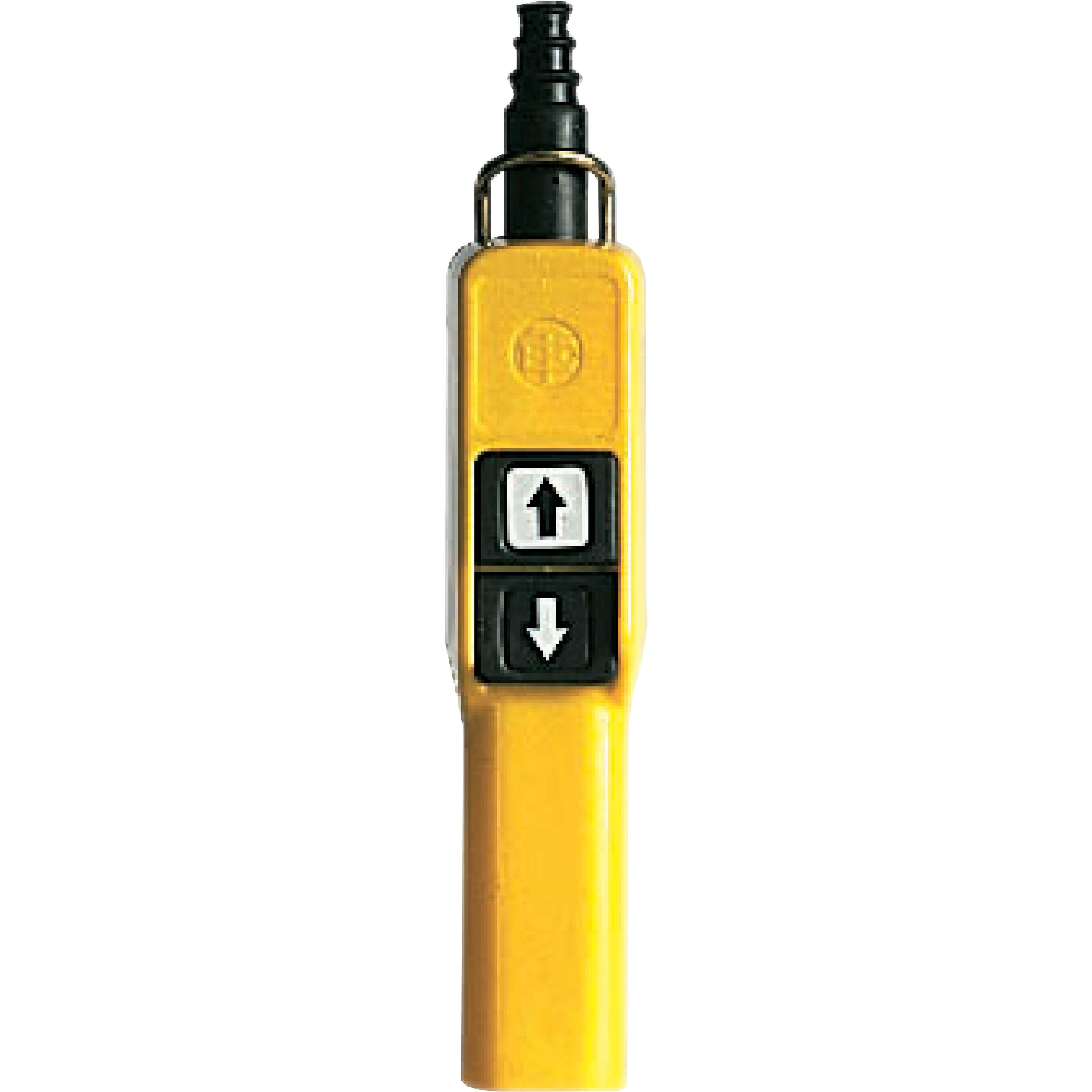 Schneider Electric Hand Pendel-Steuereinheit 2-Funktion, Taster + Schalter, Gelb