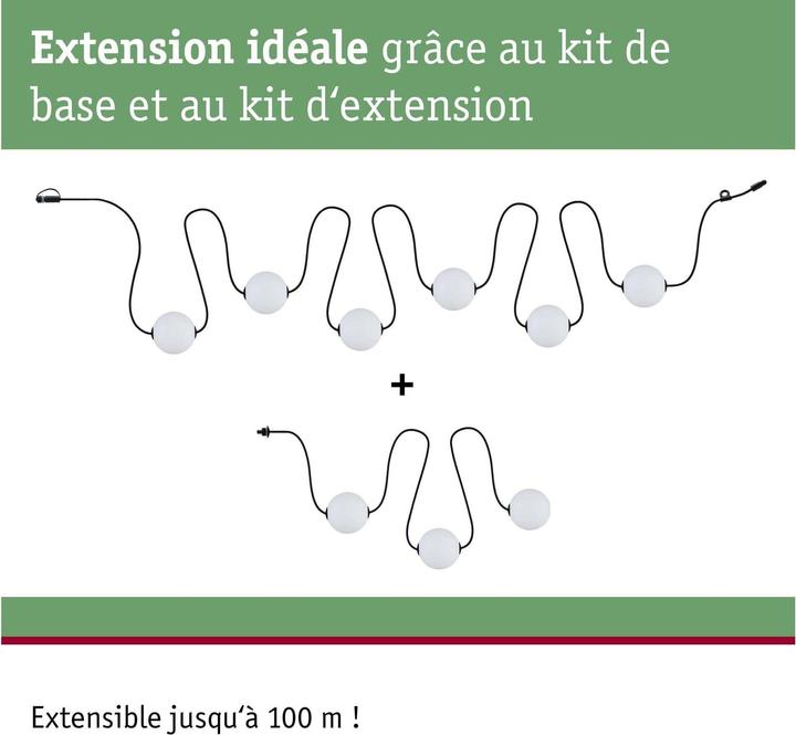 Produktbild Paulmann Outdoor Plug & Shine Lichterkette Naima (0.10 m)