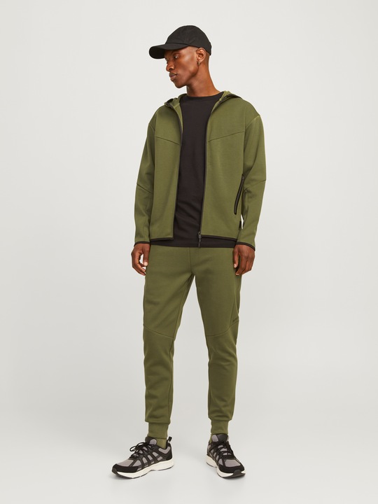 Actual product image Jack & Jones Single-coloured hooded sweatshirt Hooded sweatshirt with zip (S)