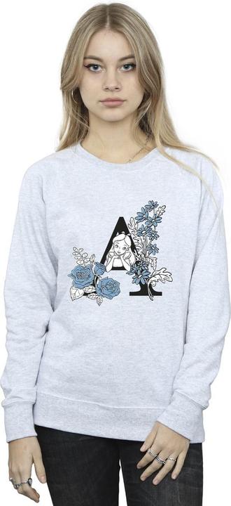 Immagine prodotto Disney Felpa Donna/Ladies Alice In Wonderland Lettera A (L)
