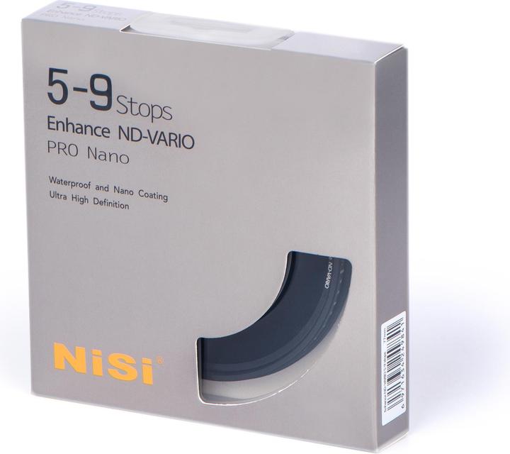Produktbild Nisi Graufilter Vario Enhanced Pro Nano 5-9 stops 77 mm (77 mm, ND- / Graufilter)