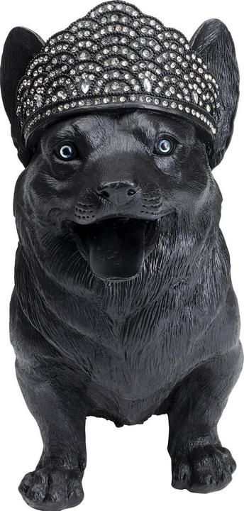 Actual product image Kare Design Deco Figure Royal Standing Corgi Black