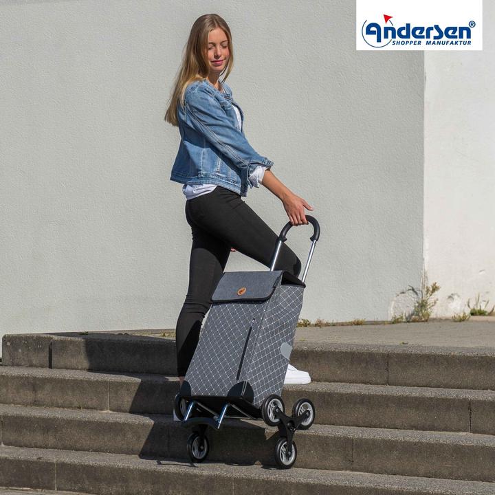 Image du produit Andersen Chariot de courses Treppensteiger Scala Shopper Sofia 58 cm