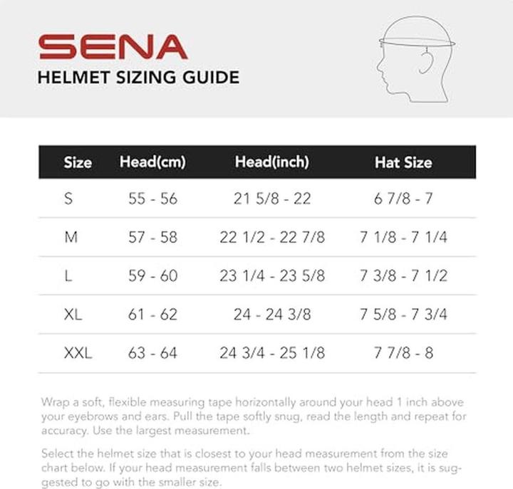 Actual product image Sena PHANTOM - Smart Motorrad-Integralhelm (ECE22.06) - schwarz glanz (XL) (XL)