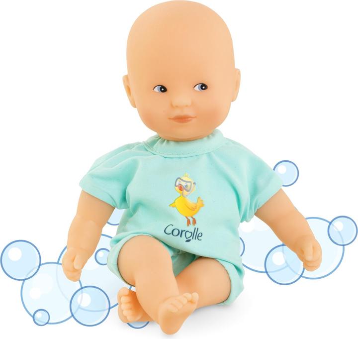 Actual product image Corolle Mini-Badebabypuppe, Blau, 20 cm