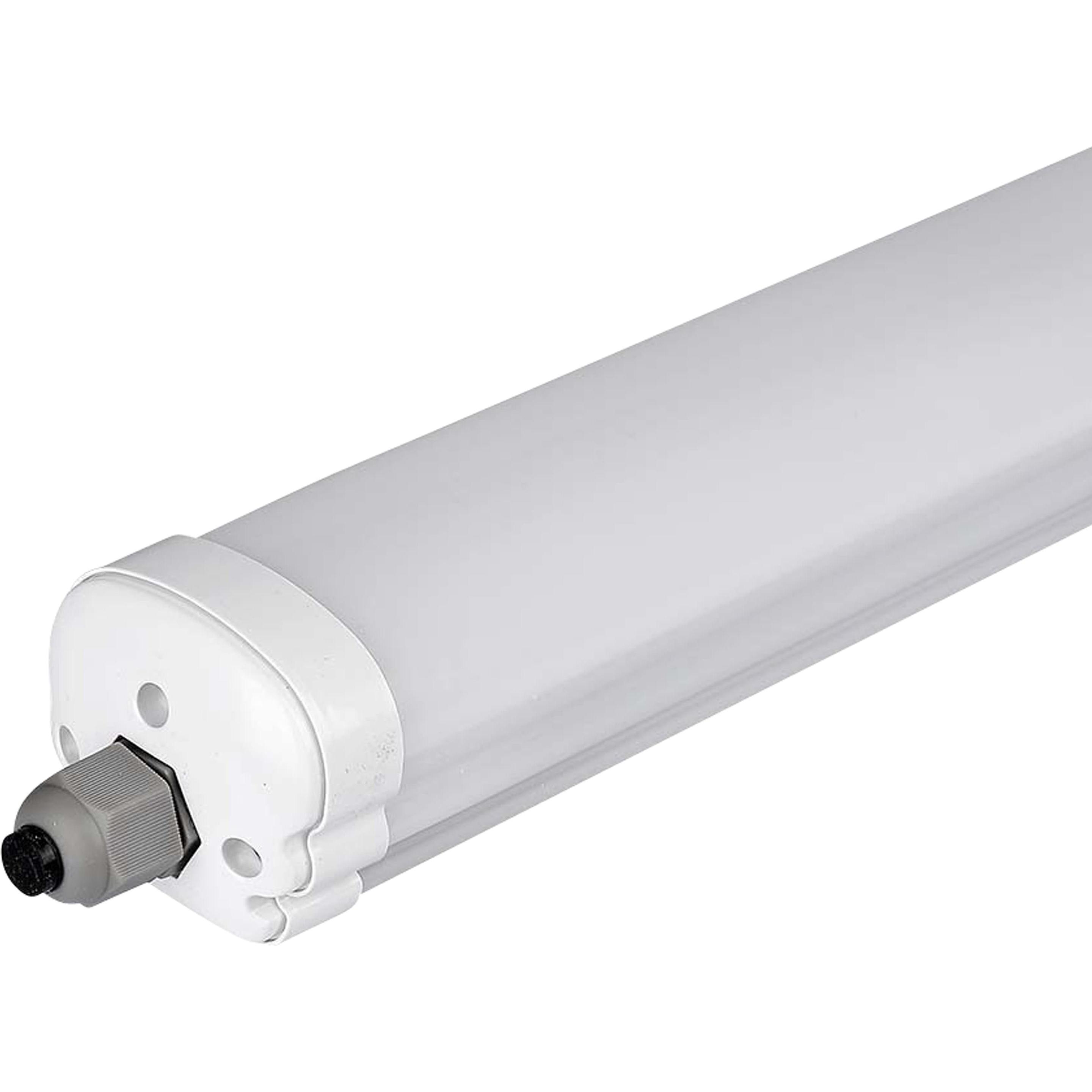 V-TAC, Wandleuchte + Deckenleuchte, LED-Feuchtraumleuchte VT-1574S, EEK: E, 48W, 5760lm, 6500K, 1500mm (5760 lm)