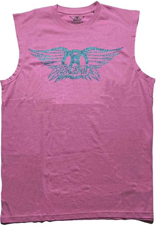 Aerosmith Glitter Print Logo Tank TS