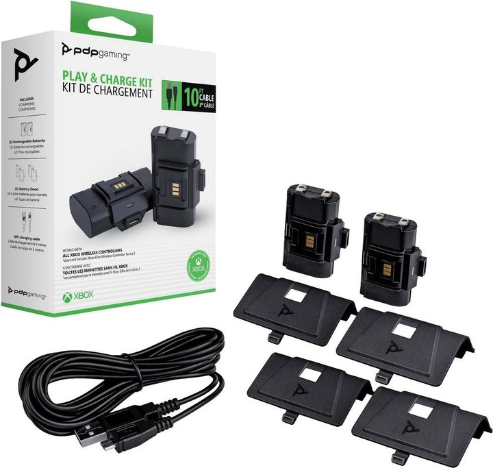 Produktbild PDP Play and Charge Kit (Xbox Series X, Xbox One X, Xbox One S, Xbox Series S)