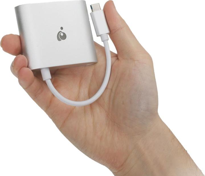Productafbeelding Iogear USB-C naar dubbele HDMI Adapter (HDMI, 19.50 cm)