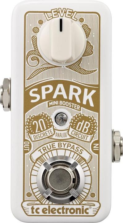 Actual product image TC Electronic Spark Mini Effect Pedal White (Electric guitar, Guitar)