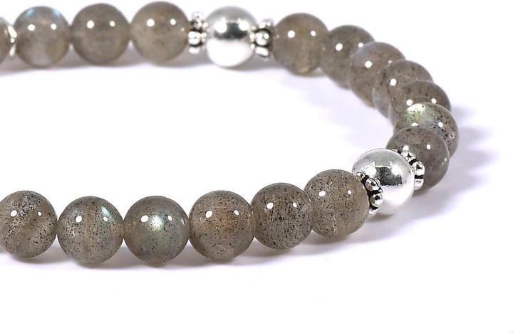 Immagine prodotto Balibay Lea (18 cm, Pietra preziosa, Labradorite, Argento 925)