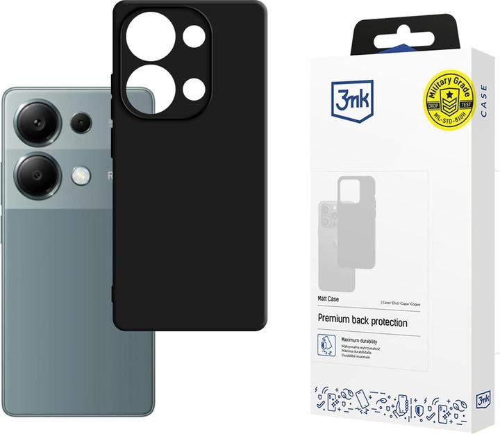 Produktbild 3MK Matt Case Redmi Note 13 Pro 4G czarny/black (Xiaomi Redmi Note 13 Pro 4G)