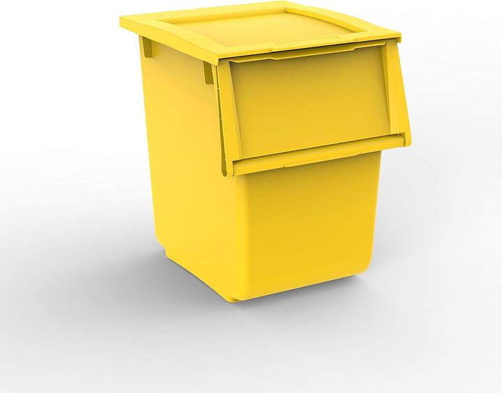 Terry Aufbewahrungsbox, Gelb/Blau (38 cm, 55 l, 2x)
