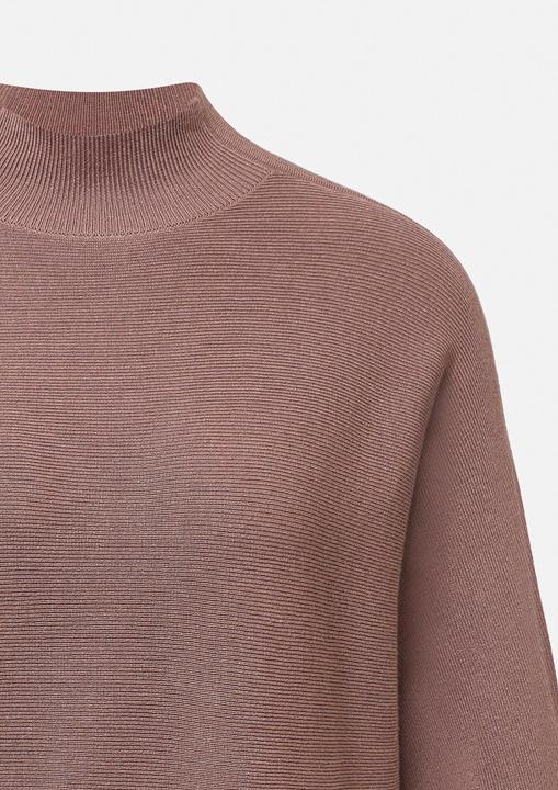 Actual product image Comma Strickpullover Viskosestretch-Pullover mit Rippdetails (32)