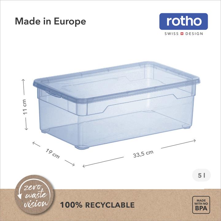 Actual product image Rotho Set Clearbox Lady Shoe 5l CLEAR (5 l, 6x)