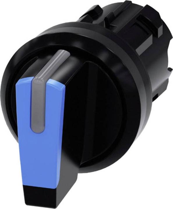 Actual product image Siemens Toggle switch 3stuf bel.b bl rectangular 3SU1002-2BL50-0AA0
