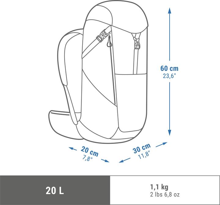 Immagine prodotto Quechua MH500 (20 l)
