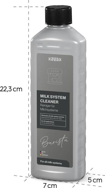 Productafbeelding Xavax Melksysteemreiniger, vloeibare melkreiniger voor volautomatische koffiemachines, 500ml
