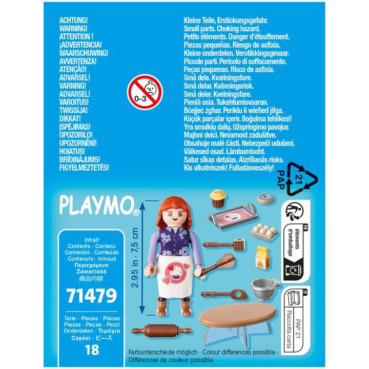 Energie-Label Playmobil Konditorin (71479, Playmobil Special Plus)