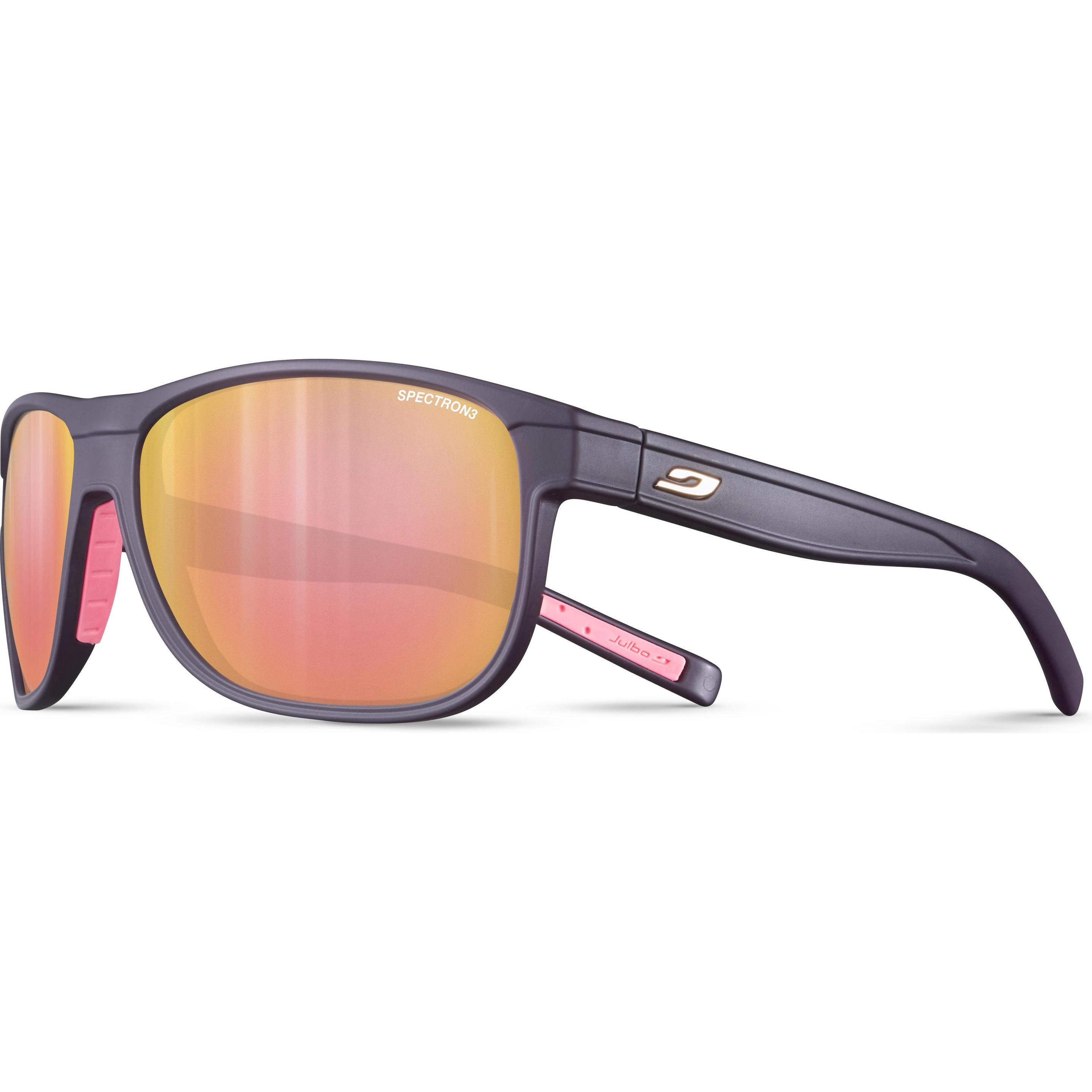 Julbo, Herren, Sportbrille, Renegade M Spectron 3 Sportbrille (Violet, Pink, Orange), Violett, Rosa