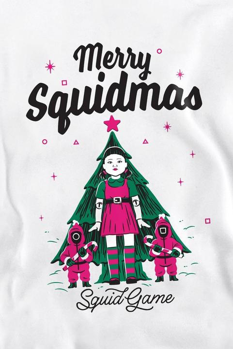 Actual product image Squid Game Unisex Adult Merry Squidmas Sweatshirt (M)