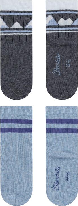 Image du produit Sterntaler Socken 6er Set Winter Jeansblau Melange Gr. 17-18 (paquet de 6, 17 - 18)