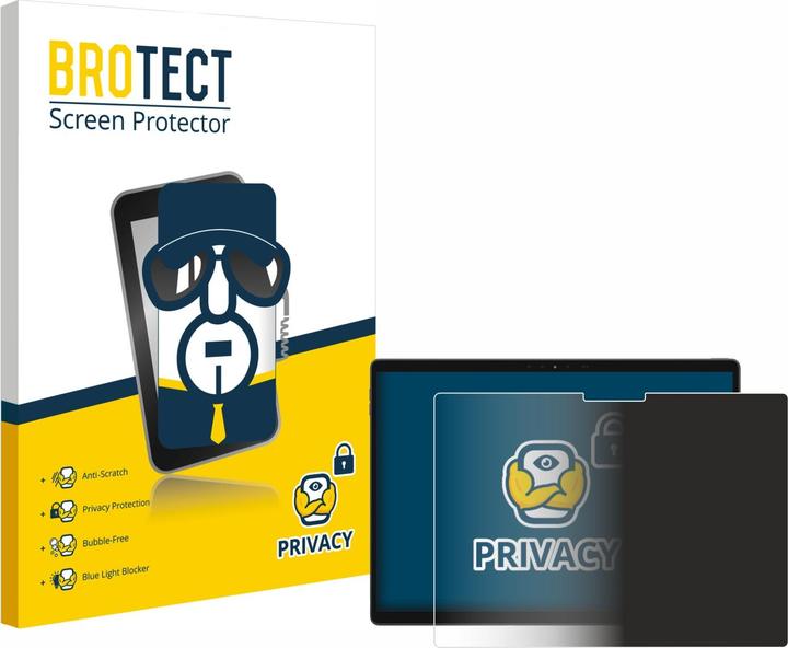 Productafbeelding BROTECT Anti-spionnetje privacyfolie Beschermfolie tegen blauw licht (7320")