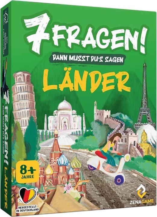 Actual product image Zenagame 7 questions! Countries (German, 2 - 6 Players)