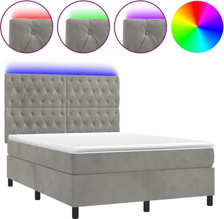 Produktbild vidaXL Boxspringbett (140 x 200 cm)