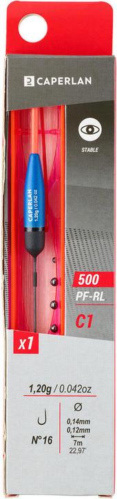 Actual product image Caperlan Float assembly pole fishing channel