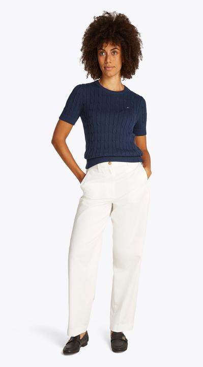 Produktbild Tommy Hilfiger Co Cable Mid Gg Ss C-Nk Swt (M)