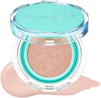 Amuse Fixierendes Kissen Make-up 02 Nude Peach Matt Glow Lang anhaltend (Nude Peach)