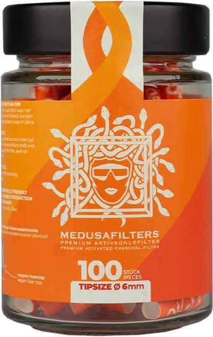 Produktbild Medusafilters Medusa Sunset - Aktivkohlefilter, Glas - 100Stk.