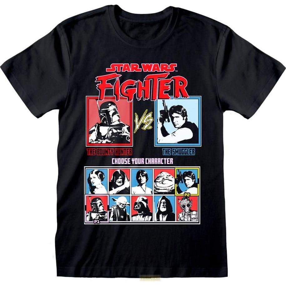 Heroes Inc, Shirt, Star Wars T-Shirt Vs Screen Black Grösse L, Schwarz, (L)
