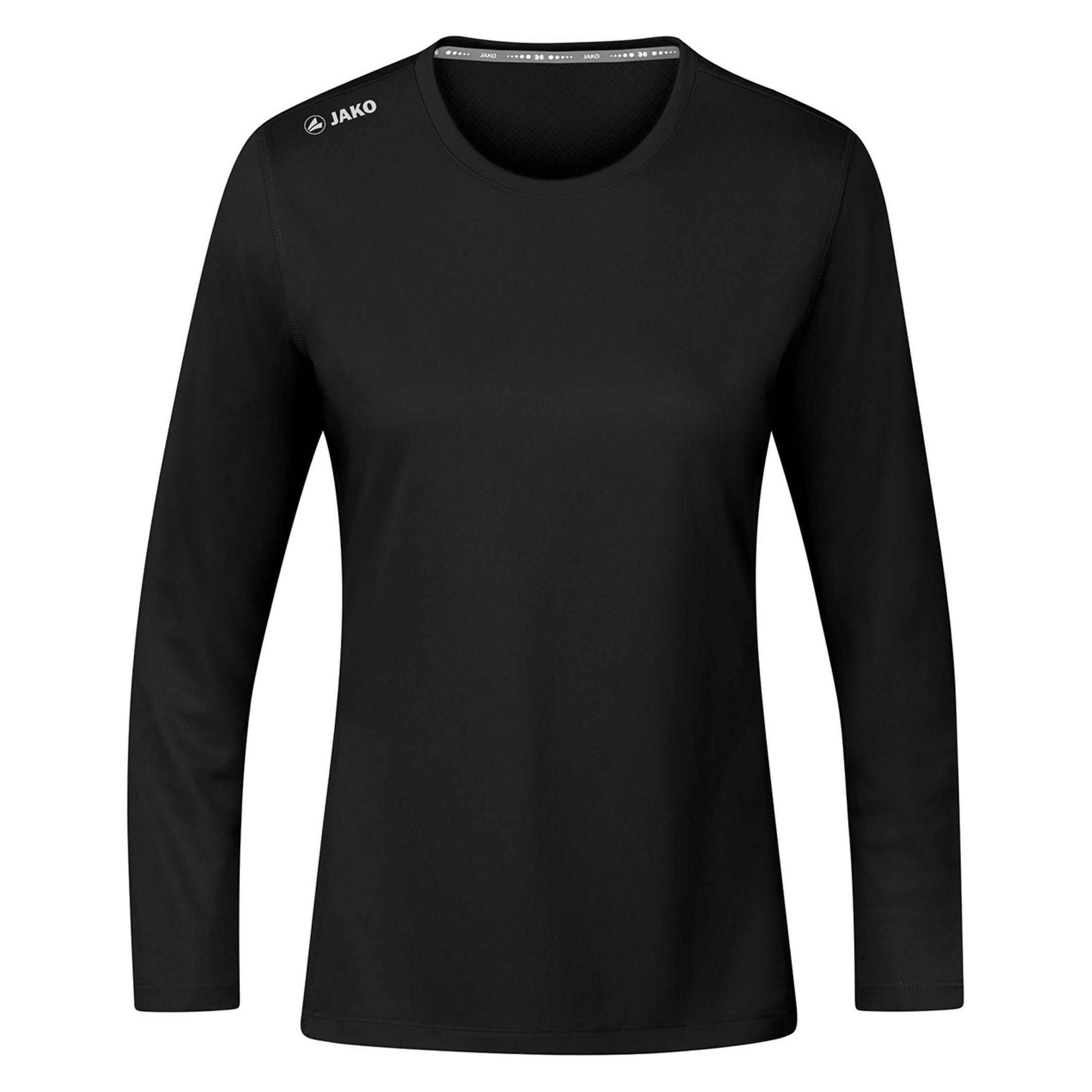 Jako, Herren, Sportshirt, Longsleeve Run 2.0 (Xl), Schwarz, Xl