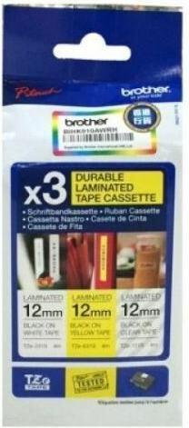 Brother Label-Making Tape (1.20 cm, Schwarz)