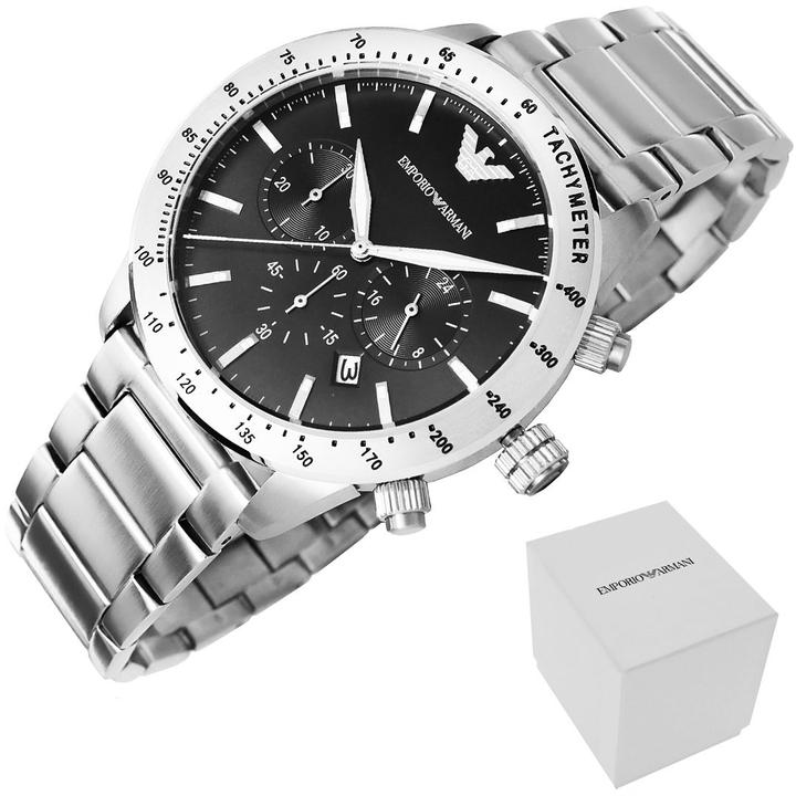 Image du produit Emporio Armani Mario (Montre analogique, Chronographe, 43 mm)