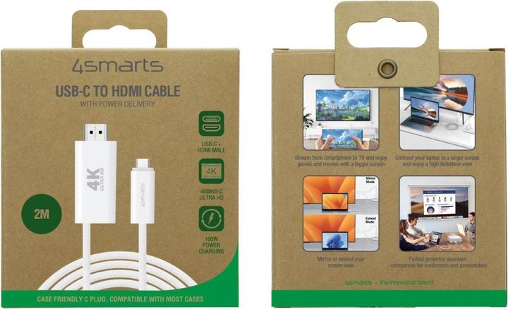 Image du produit 4smarts USB C - HDMI (type A) (2 m)