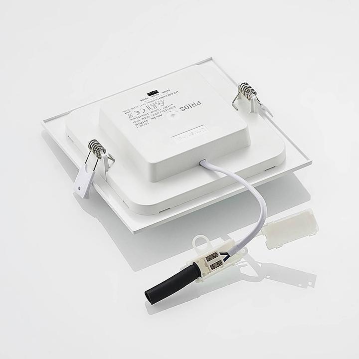 Actual product image Prios Helina LED recessed lamp, white, 16.5 cm (820 lm)