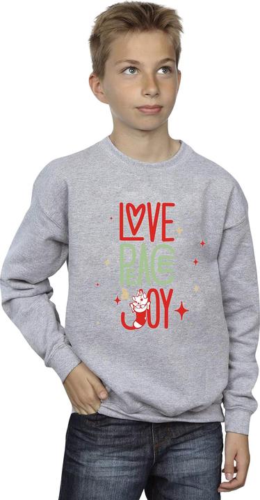 Produktbild Disney The Aristocats Marie Love Peace Joy Sweatshirt Jungen (140, 146)